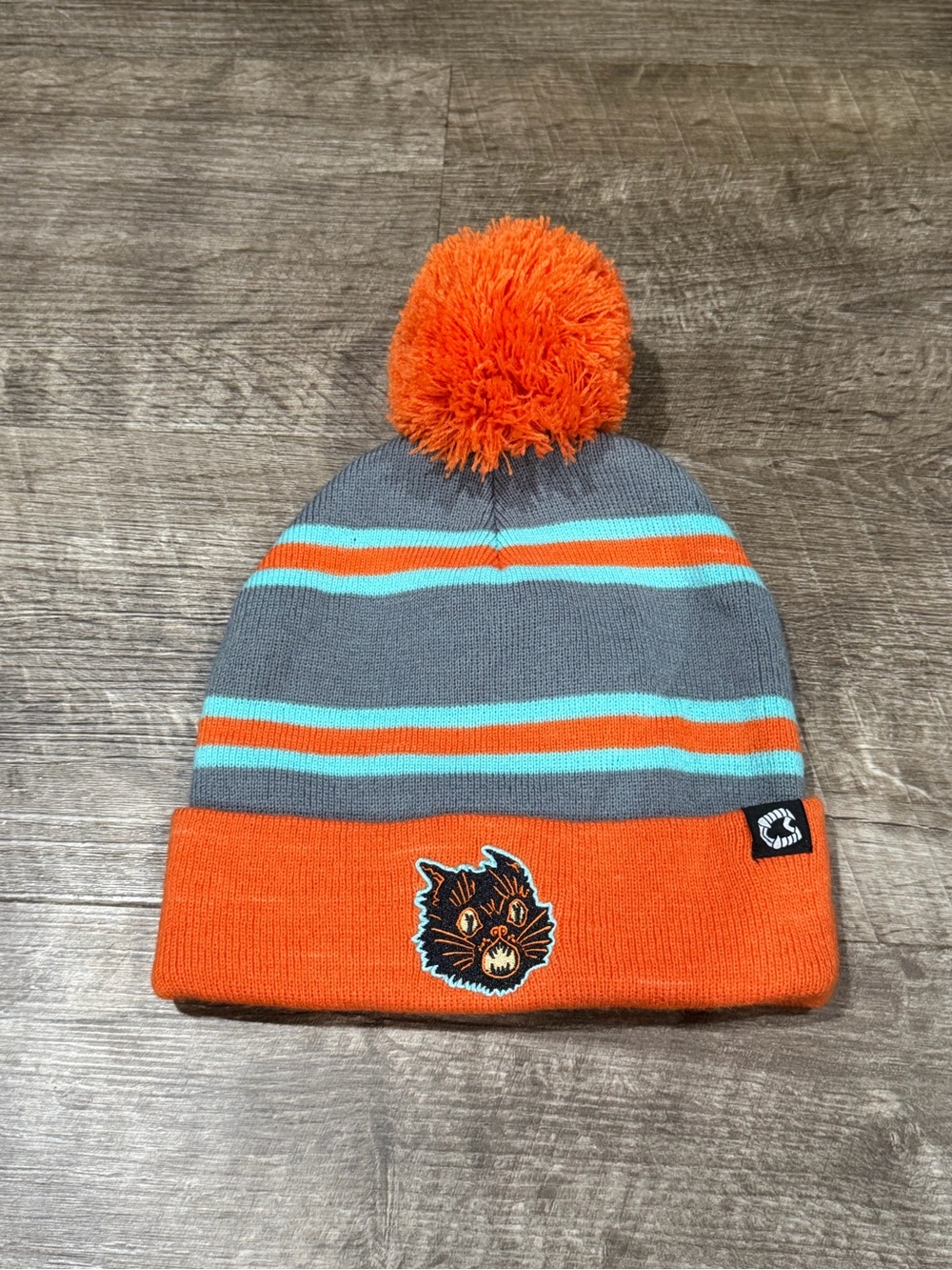 beistle - cat scratch beanie orange multi colored creepy co.